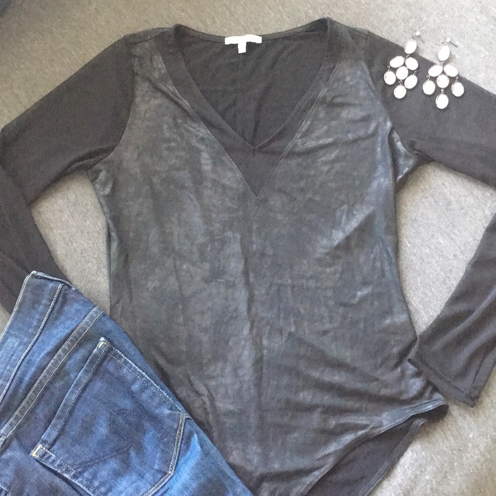 Black bodysuit with mesh detailing